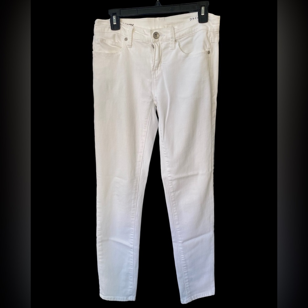 Women’s 27/4 skinny white super soft jean